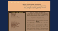 Desktop Screenshot of cubancigaraficionados.com